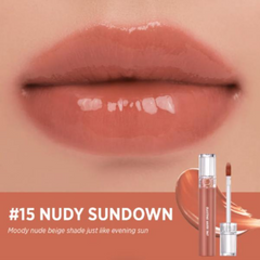 ROM&ND Glasting Water Tint Sunset Series 2 shades (4g)15 nudy sundown