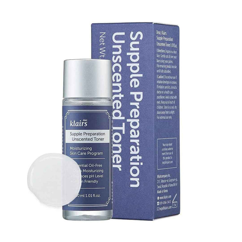 DEAR, KLAIRS Supple Preparation Unscented Toner Mini (30ml)