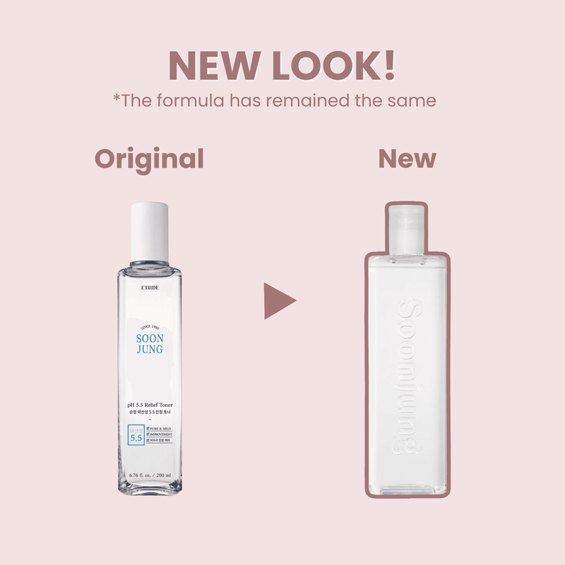 ETUDE HOUSE Soon Jung pH 5.5 Relief Toner (200ml) New Packaging