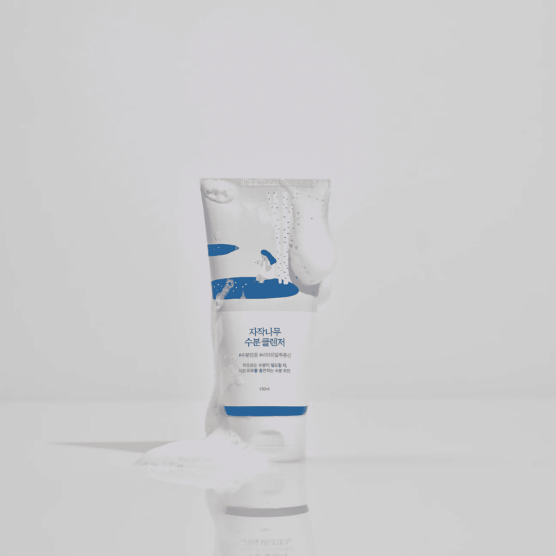 Roundlab moisturising birch juice cleanser foam