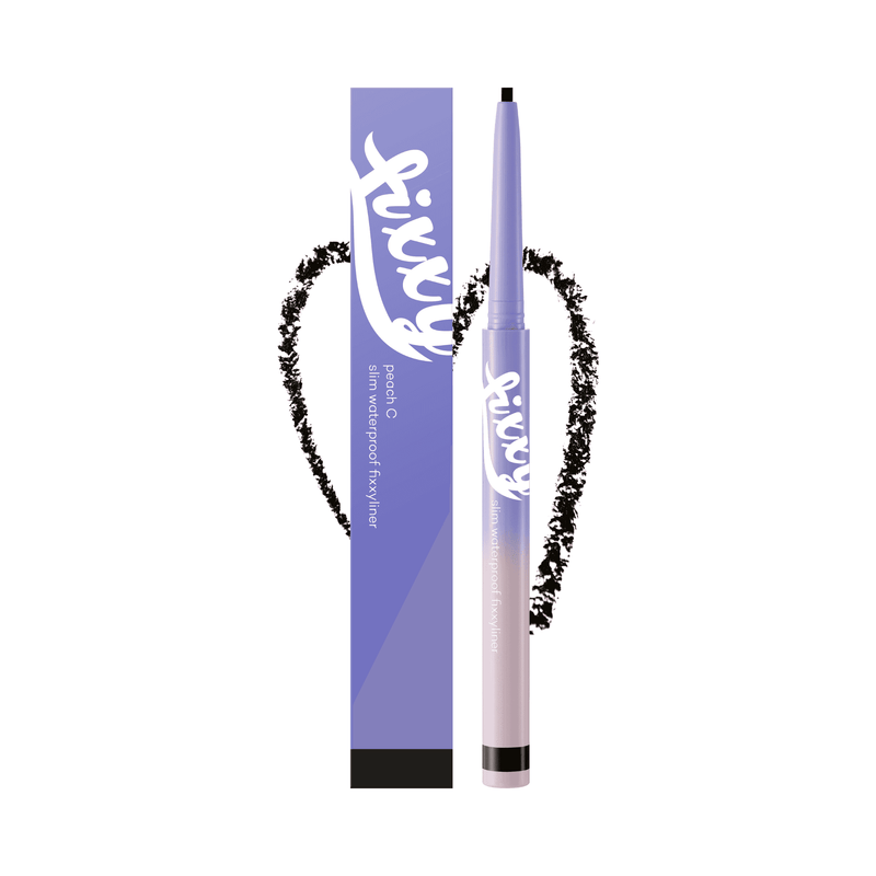 Peach C Slim Waterproof Fixxyliner (9g) 01 Black