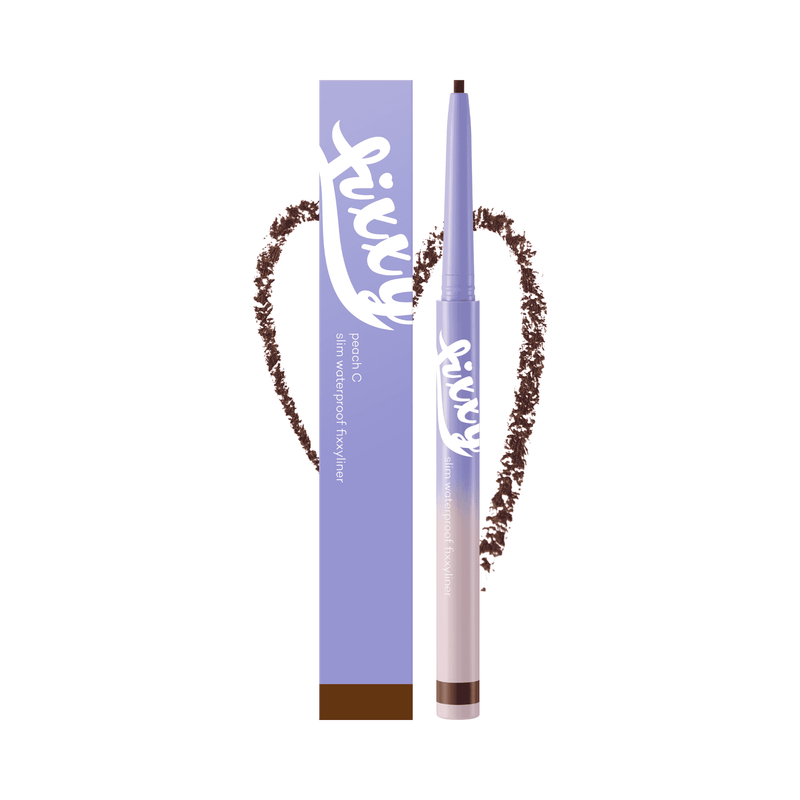 Peach C Slim Waterproof Fixxyliner (9g) 02 Deep Brown