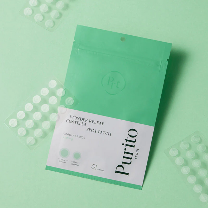 PURITO Wonder Releaf Centella Spot Patch (51 pcs) Packaging