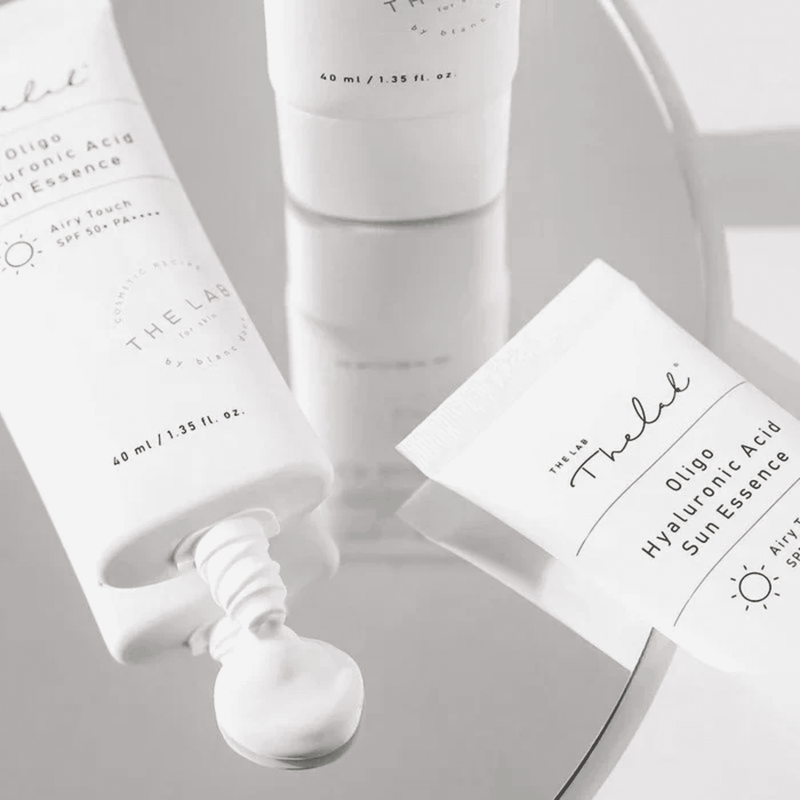 THE LAB Oligo Hyaluronic Acid Sun Essence Texture