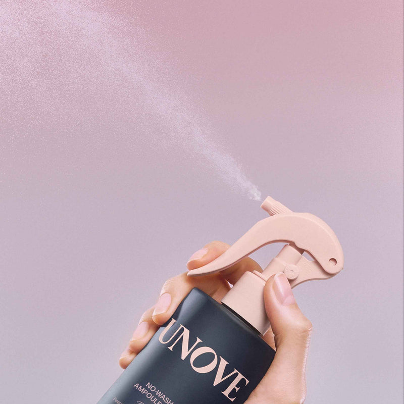 UNOVE Water Ampoule Leave In Treatment (200ml) APPLICATION
