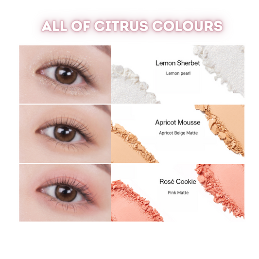 UNLEASHIA Glitterpedia Eye Palette - N°6 All of Citrus colours