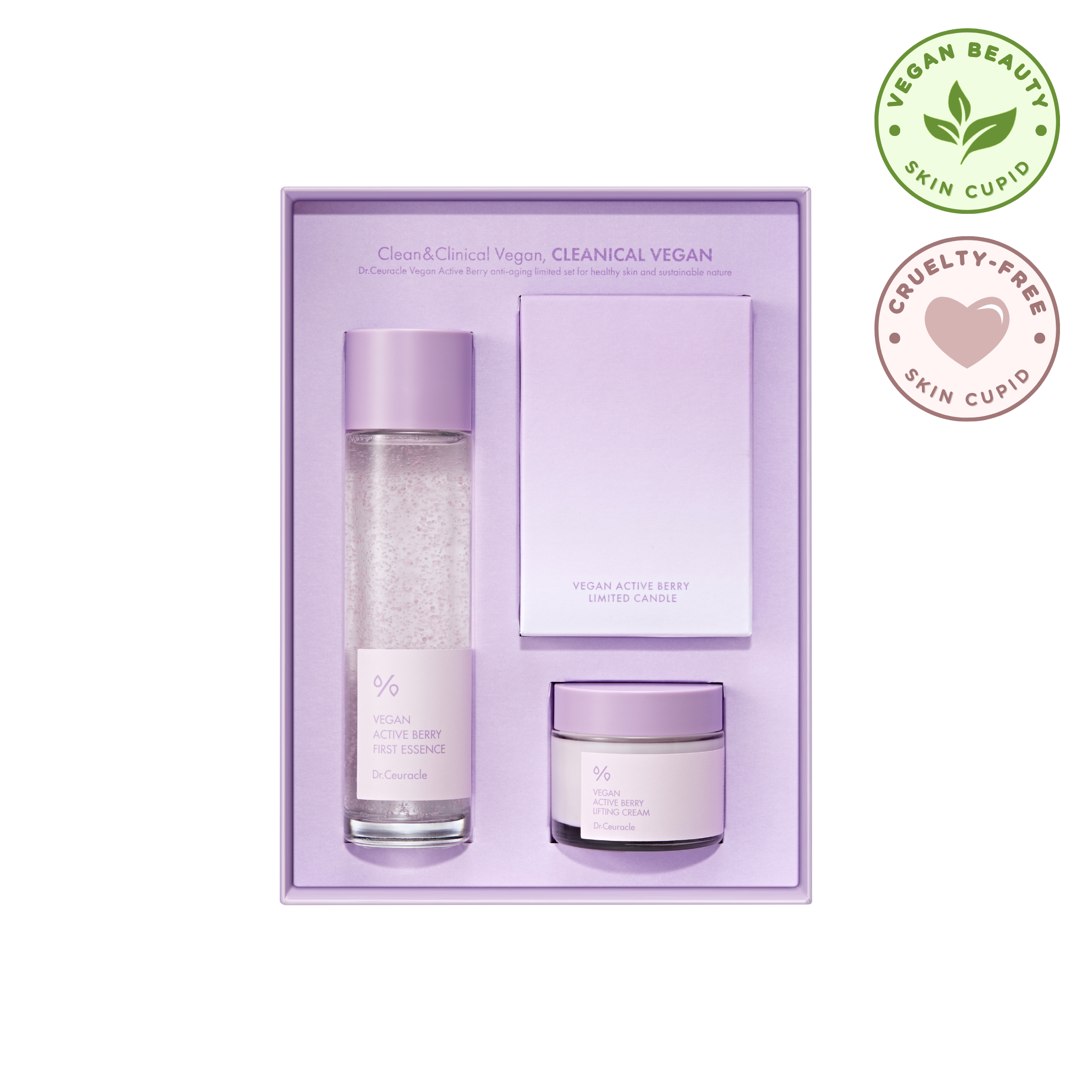 DR CEURACLE Vegan Active Berry Limited Edition Set (4 Items)