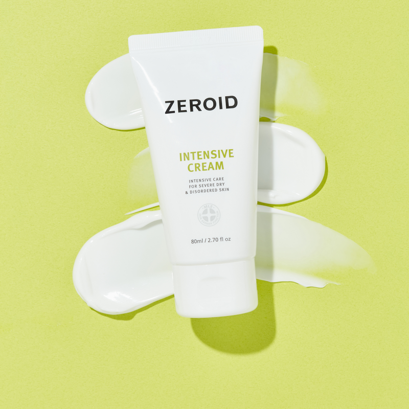 ZEROID Intensive Cream (80ml) with texture 