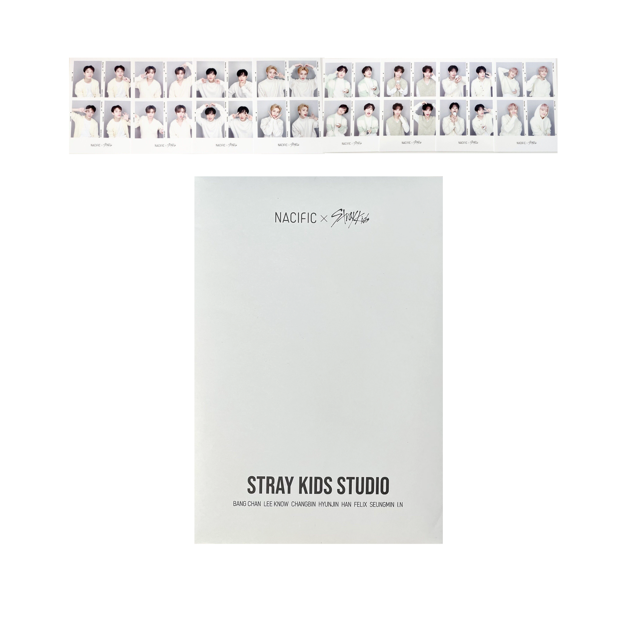 NACIFIC X STRAY KIDS Studio Photo Booth OT8 Photocards (Limited Edition) 