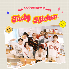 NACIFIC X STRAY KIDS TASTY Collaboration Box  OT8 Photocards (8th Anniversary Limited Edition) 