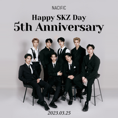 NACIFIC X STRAY KIDS In The Black OT8 Photocards (5th Anniversary Limited Edition)