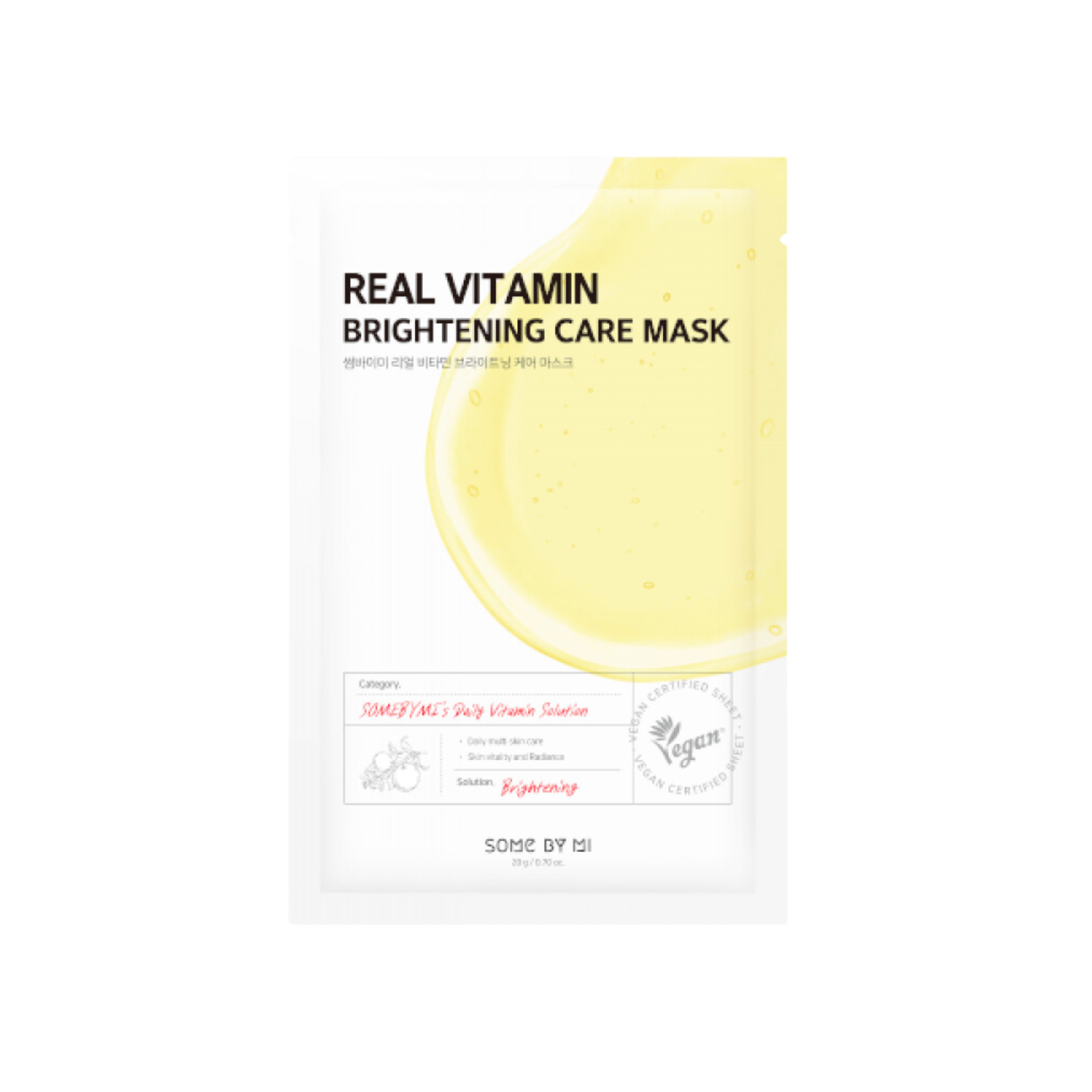 SOME BY MI Real Vitamin Brightening Care Mask (1pcs)