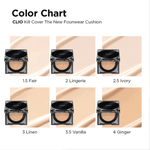 CLIO Kill Cover The New Founwear Cushion shades