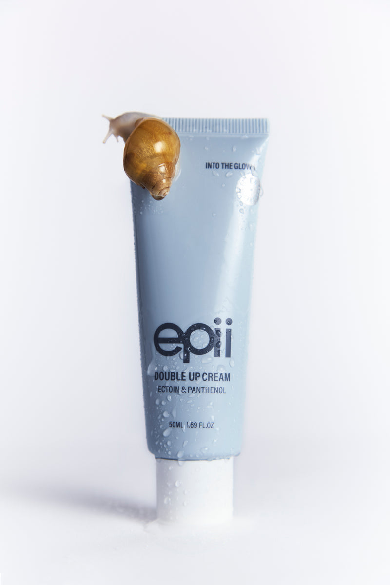 EPII Double Up Cream Ectoin & Panthenol editorial shot