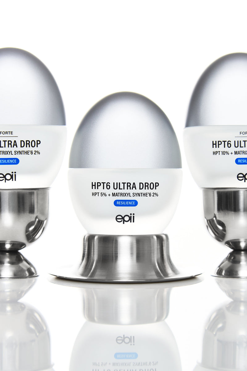 EPII HPT6 Ultra Drop 5% serum styled with props