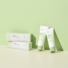 IUNIK Centella Calming Gel Cream (60ml) with box packaging and well as bottle packaging