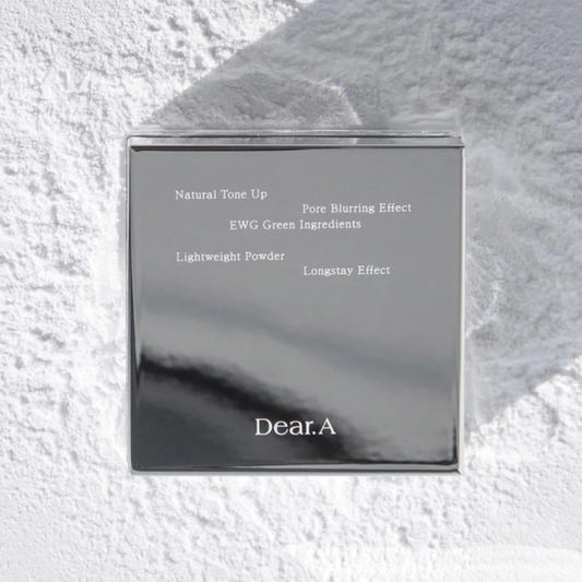 DR ALTHEA Dear.A Face Blur Finishing Powder (8g) with powder in the background