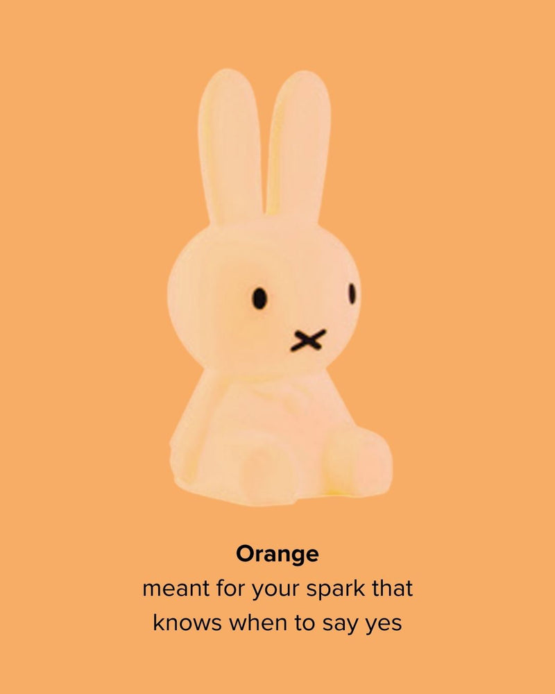 Mr Maria Miffy Colourful Surprise Collection lamp glowing