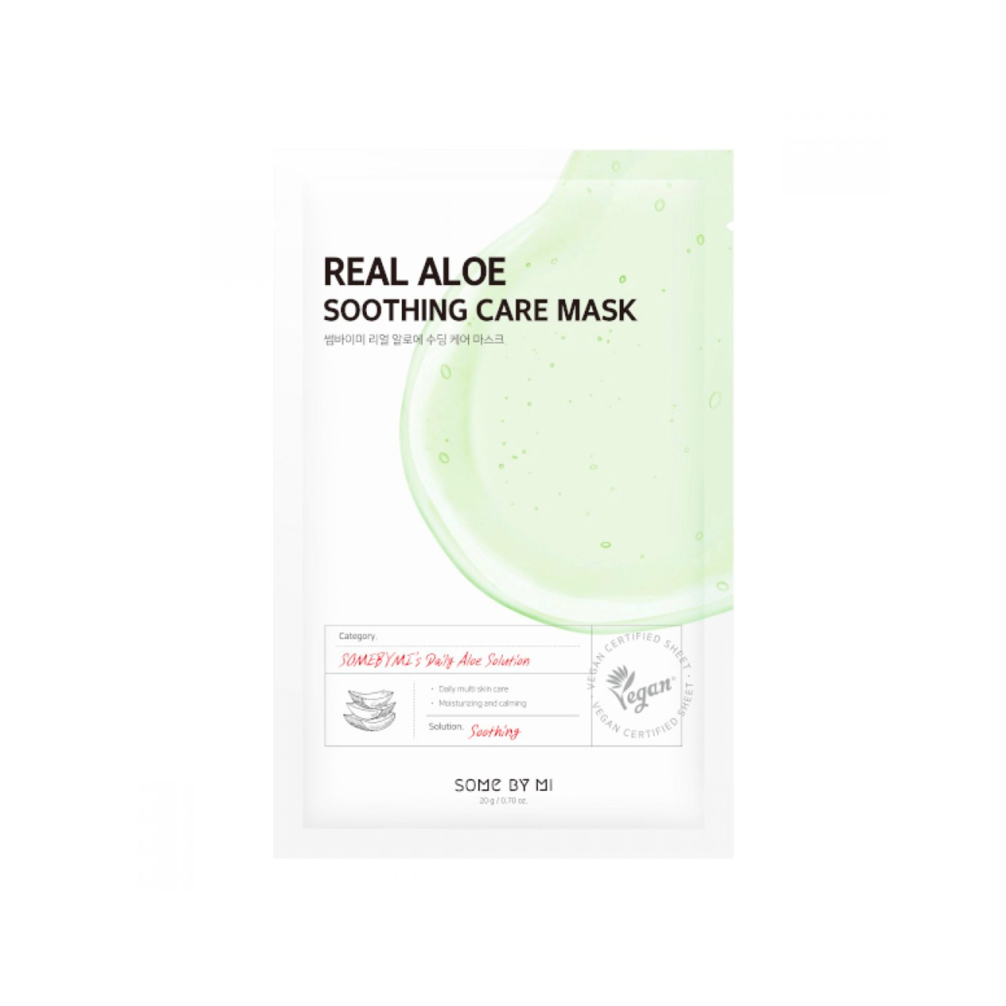 SOME BY MI Real Aloe Soothing Care Mask (1pcs)