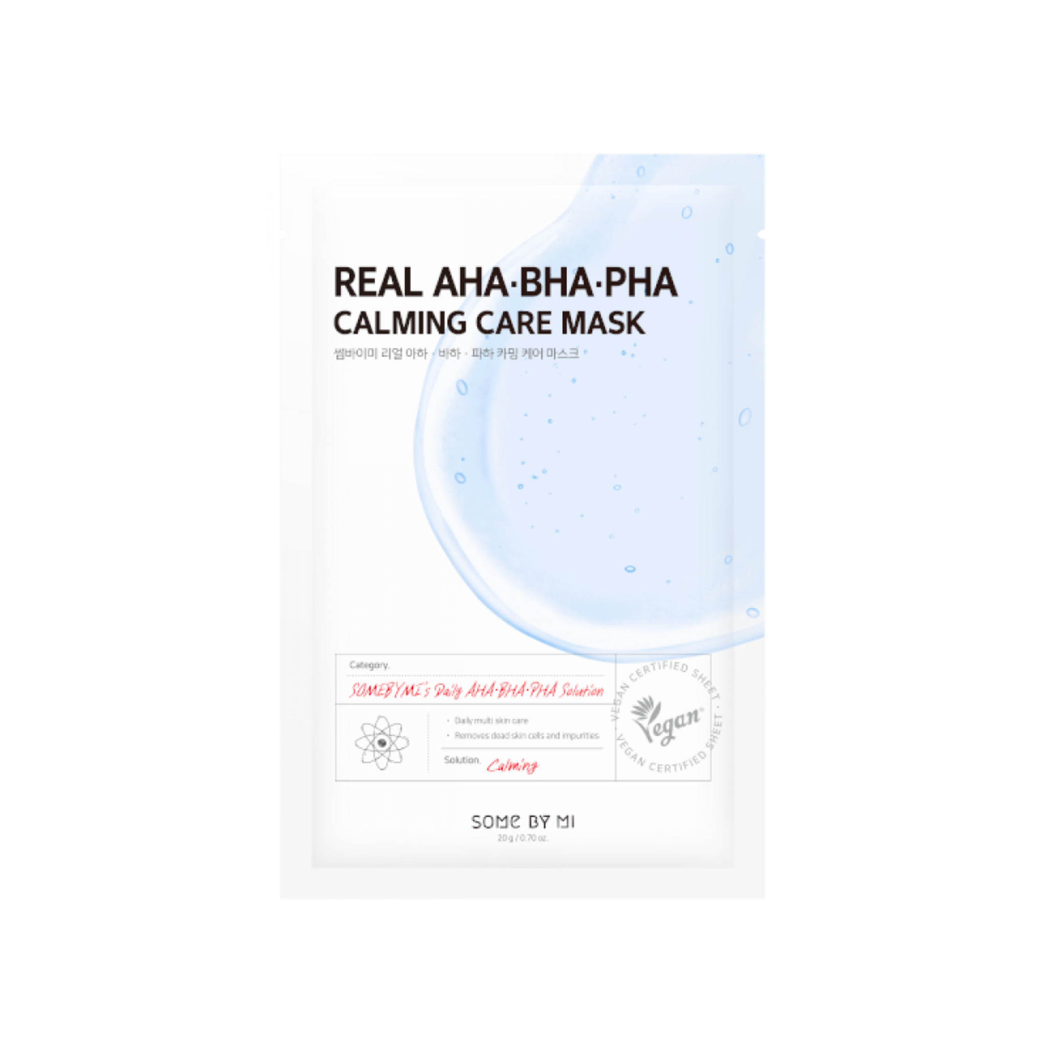 SOME BY MI Real AHA BHA PHA Calming Care Mask (1pcs)