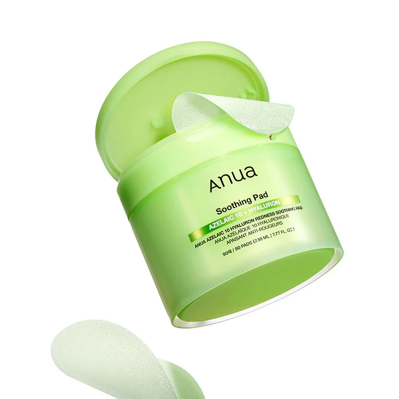 ANUA Azelaic 10 Hyaluron Redness Soothing Pad (90 pads) CONCEPT SHOT