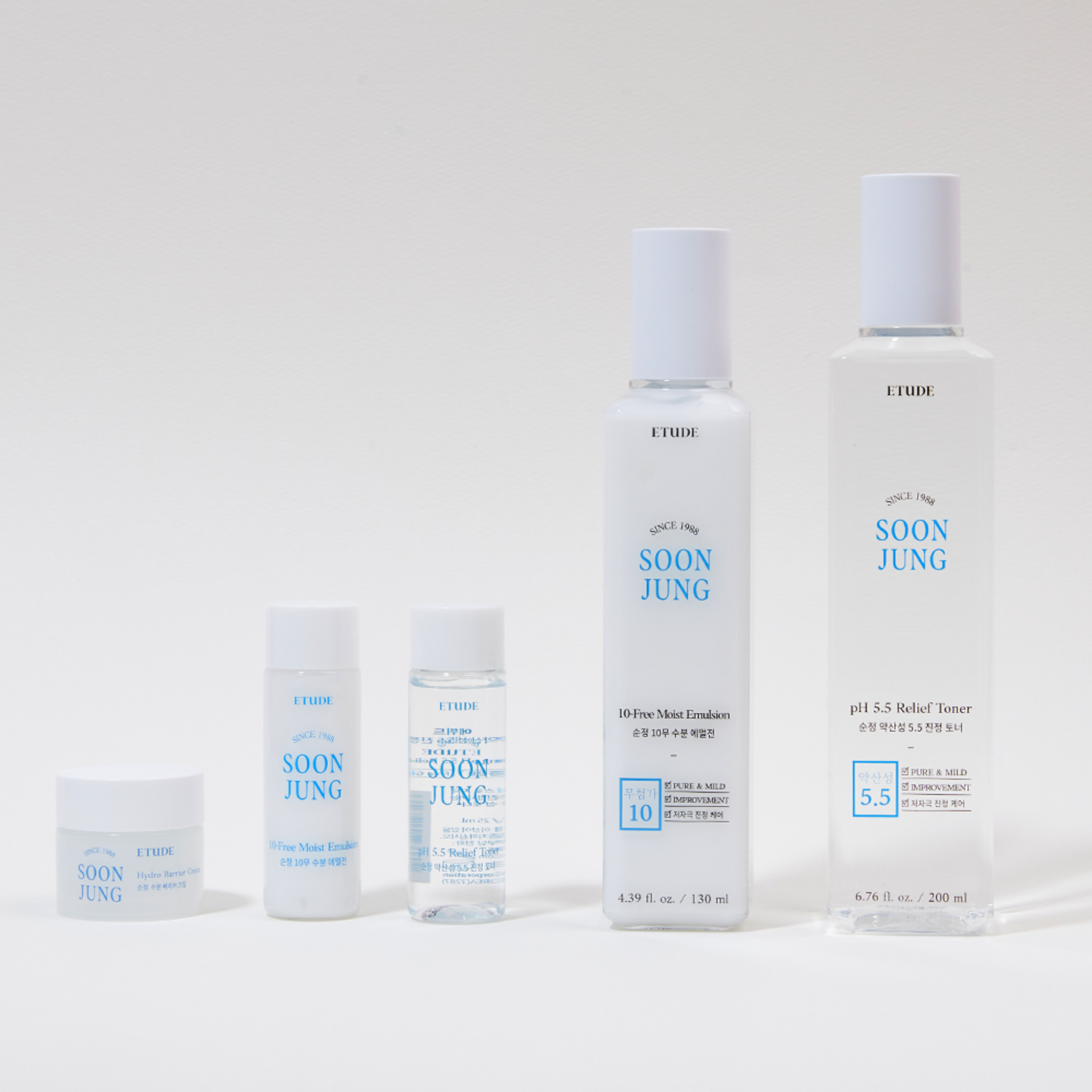 ETUDE HOUSE Soon Jung Skincare Set (5pcs) sensitive skin kbeauty
