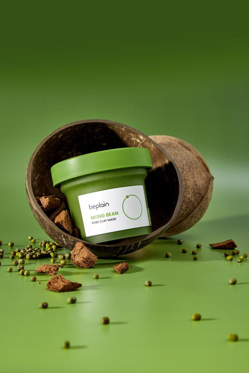 Beplain Mung Bean Pore Clay Mask (120ml) CONCEPT SHOT