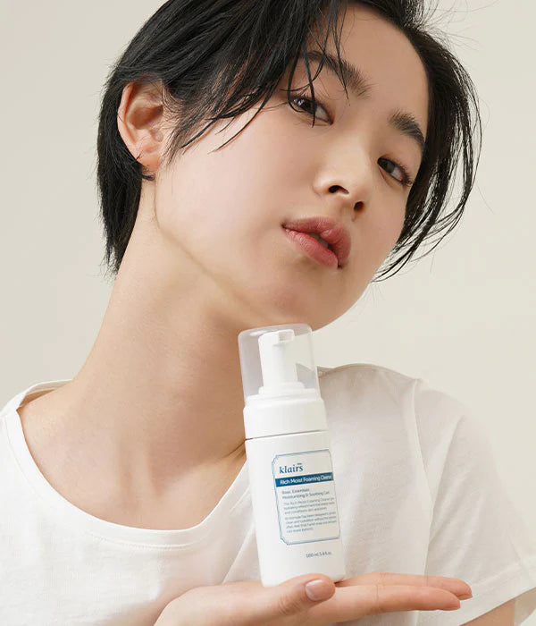 DEAR, KLAIRS Rich Moist Foaming Cleanser (100ml) – Skin Cupid