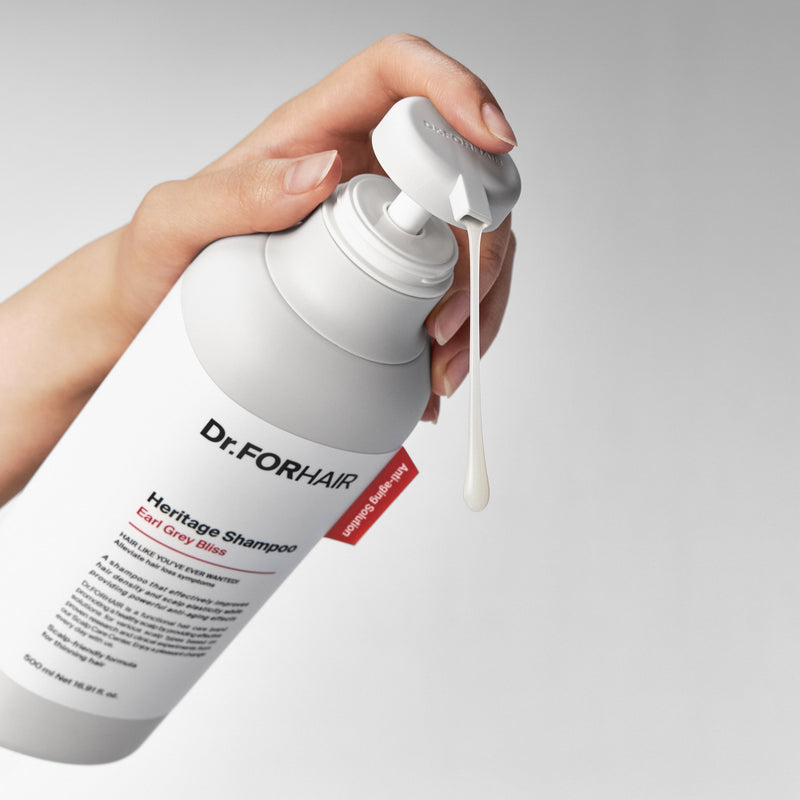 Dr For Hair Heritage Shampoo Earl Grey Bliss (500ml) TEXTURE