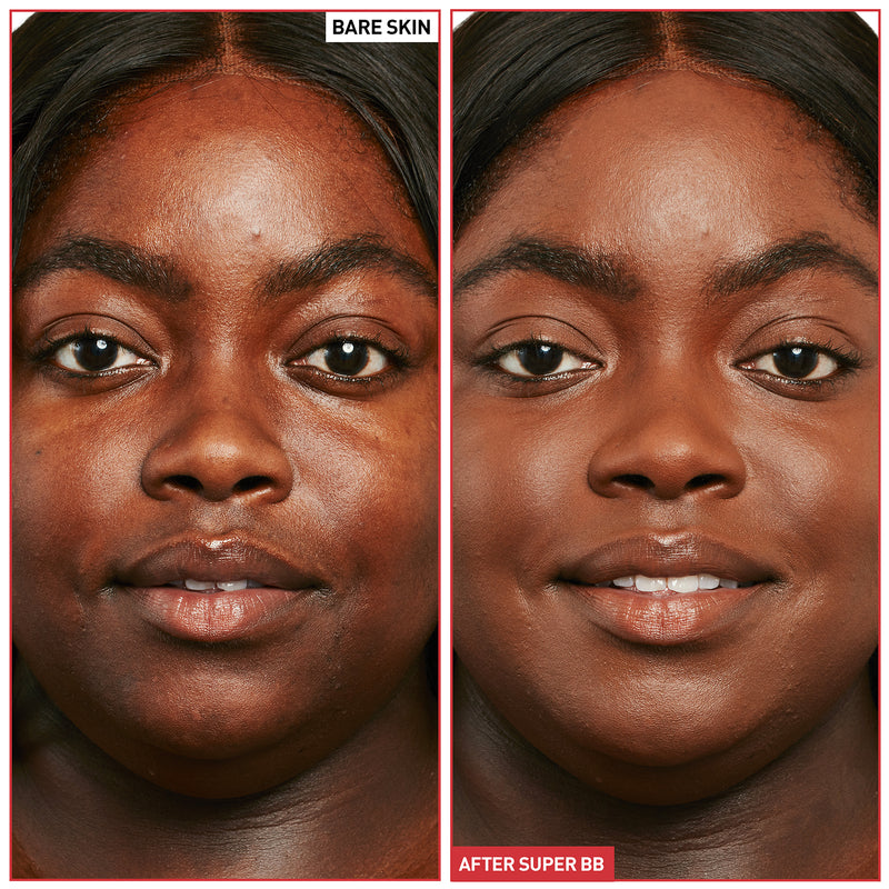 Erborian Super BB Chocolat MODEL Before After