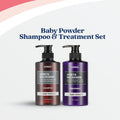 Honey & Macadamia Nature Shampoo & Protein Treatment Set - Baby Powder (2 Items)