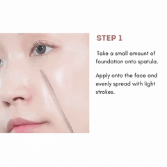 ABOUT_TONE Makeup Spatula (1EA) how to apply