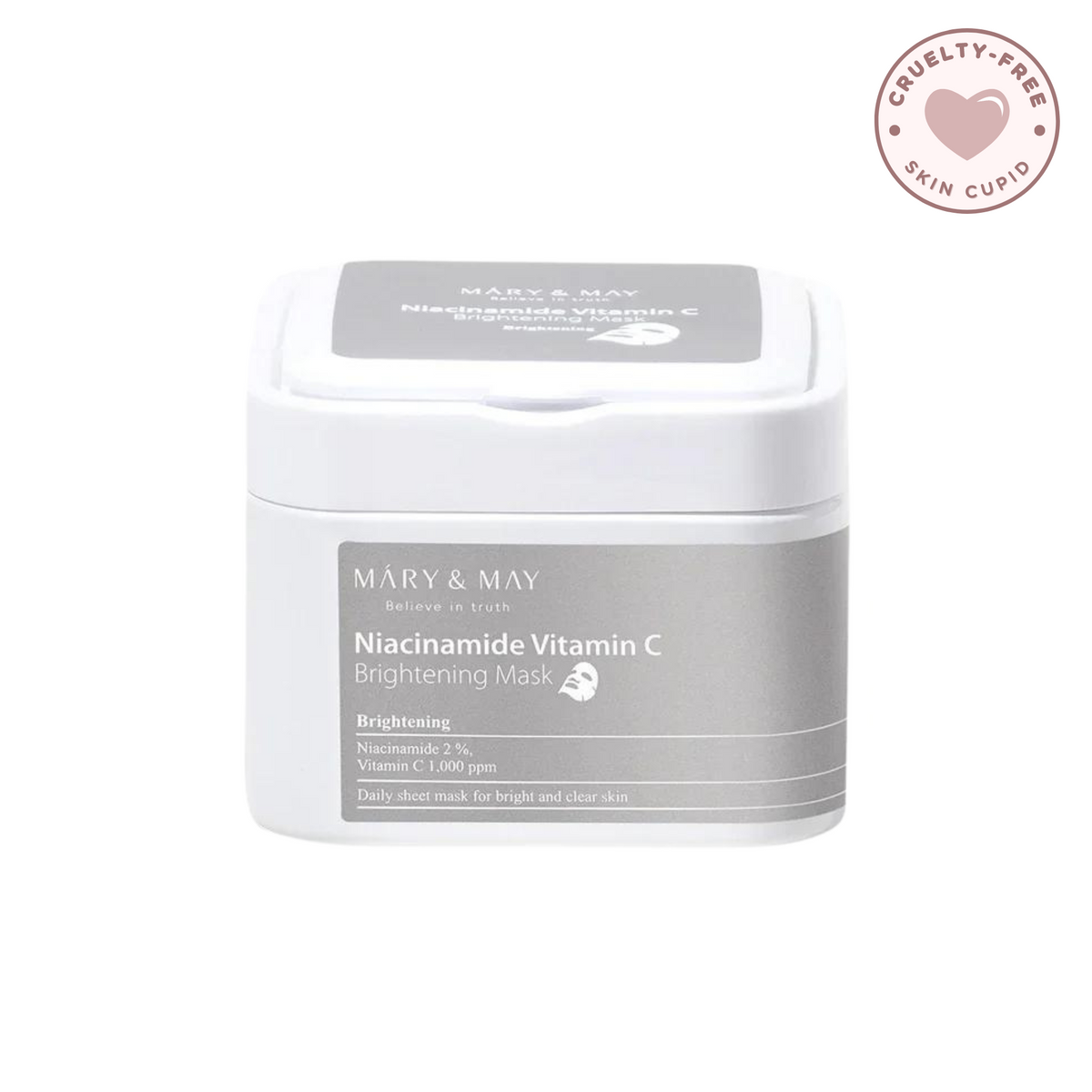 MARY & MAY Niacinamide Vitamin C Brightening Mask (30pcs)