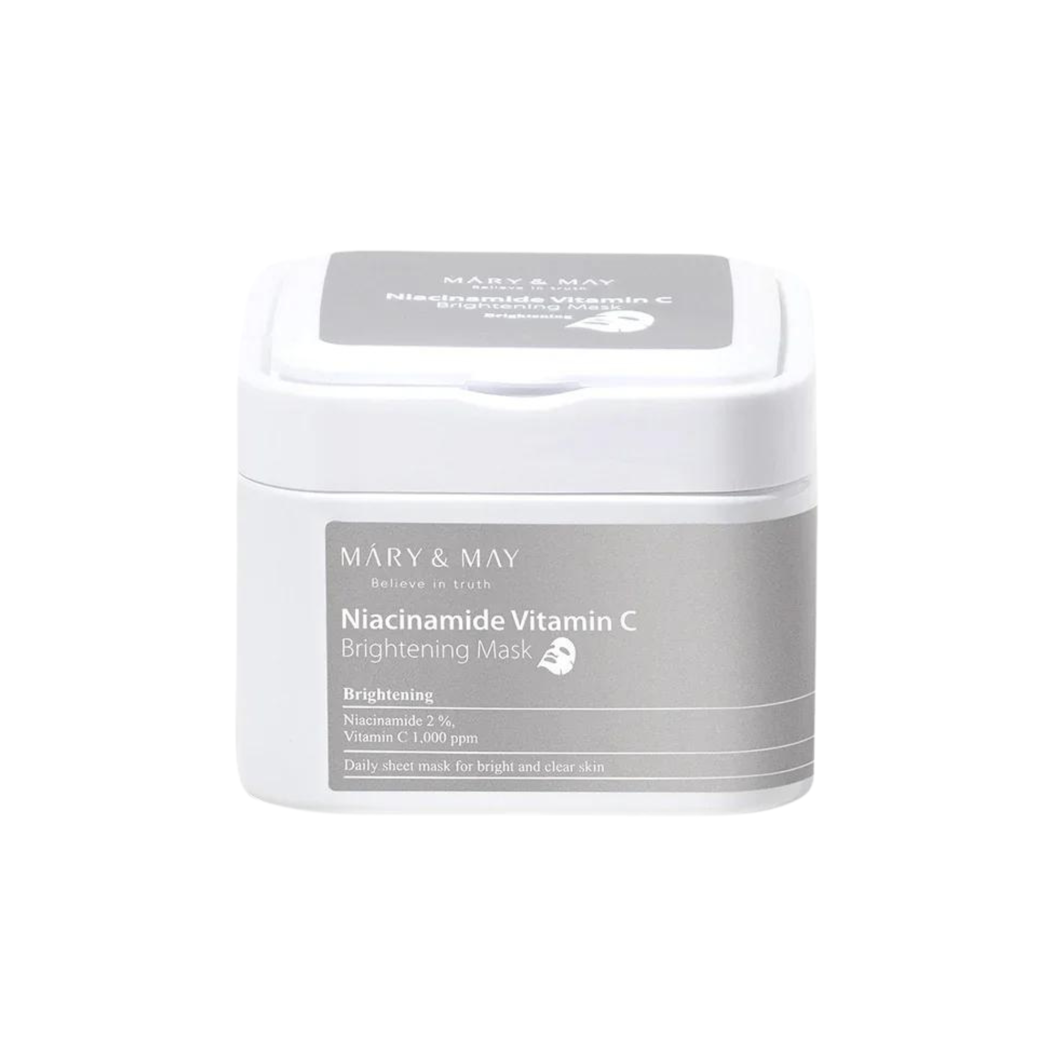 MARY & MAY Niacinamide Vitamin C Brightening Mask (30pcs)