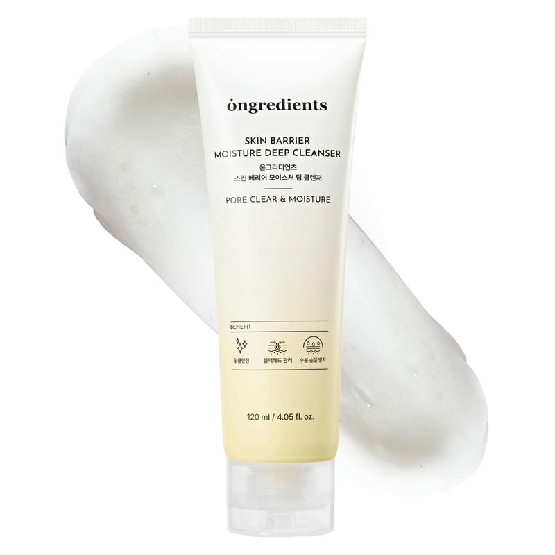 ONGREDIENTS Skin Barrier Moisture Deep Cleanser PRODUCT PACKAGING