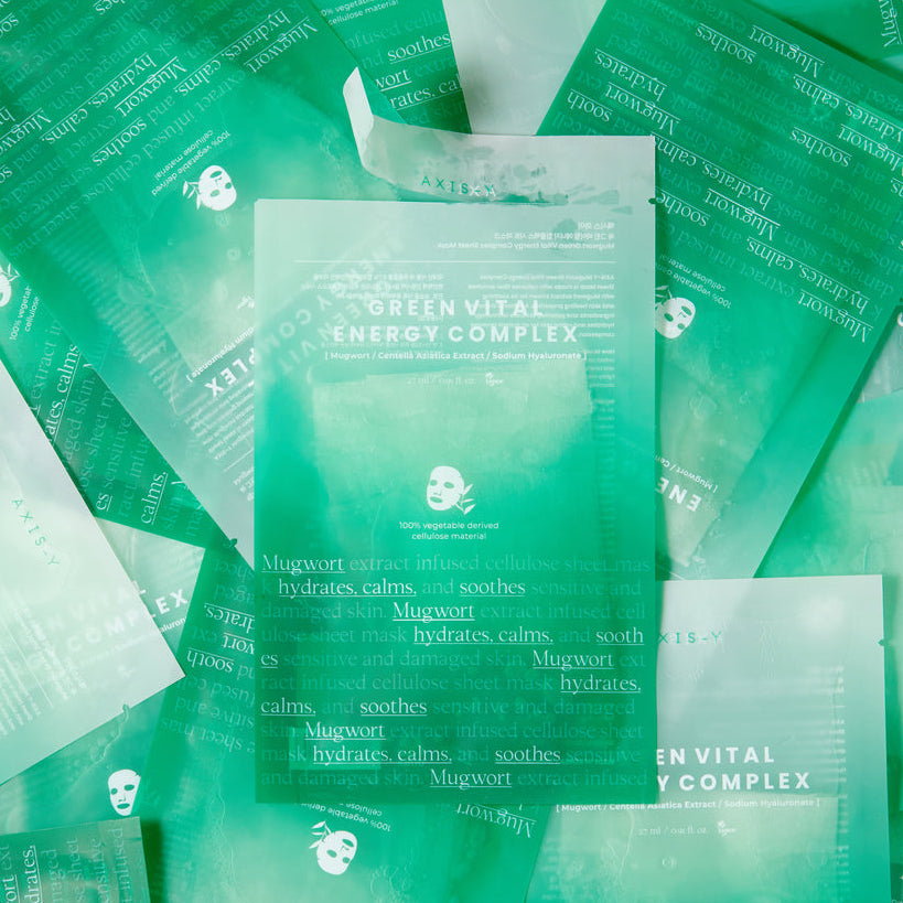 Mugwort Green Vital Energy Complex Sheet Mask (1pcs)