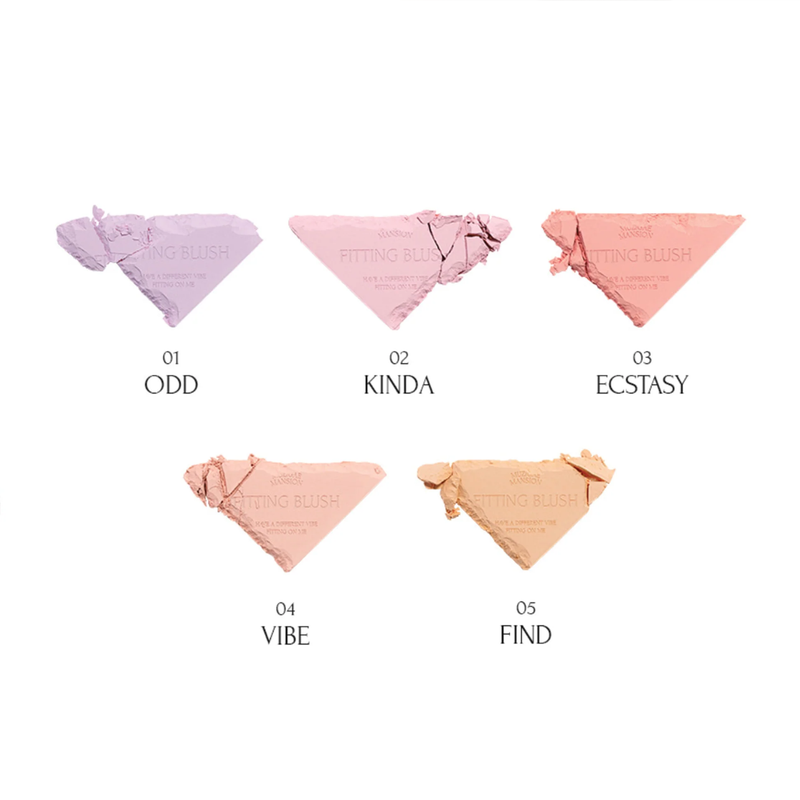 Muzigae Mansion Fitting Blush (5g) - 5 colour shades