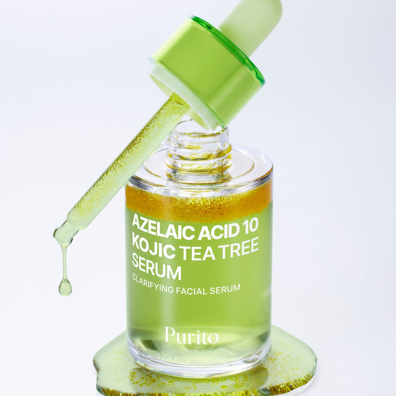 PURITO Azelaic Acid 10 Kojic Tea Tree Serum (30ml) Skin Cupid CONCEPT SHOT