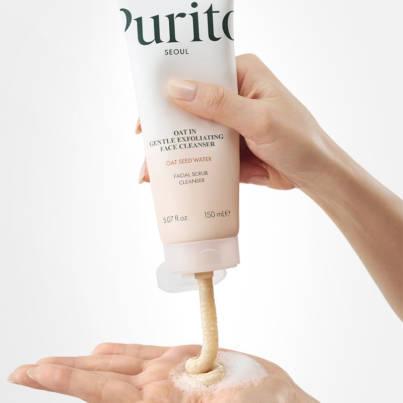 Purito Oat In Gentle Exfoliating Face Cleanser (150ml) Skin Cupid TEXTURE