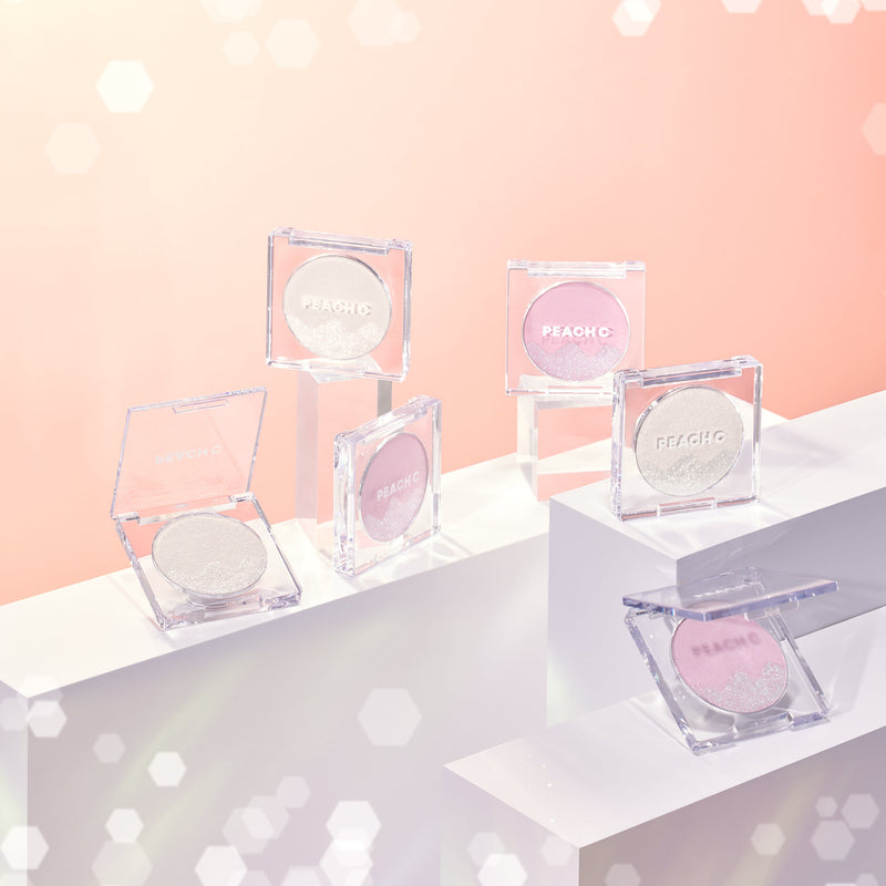 Peach C Dual Beam Highlighter - 2 colours CONCEPT SHOT (7.7g)