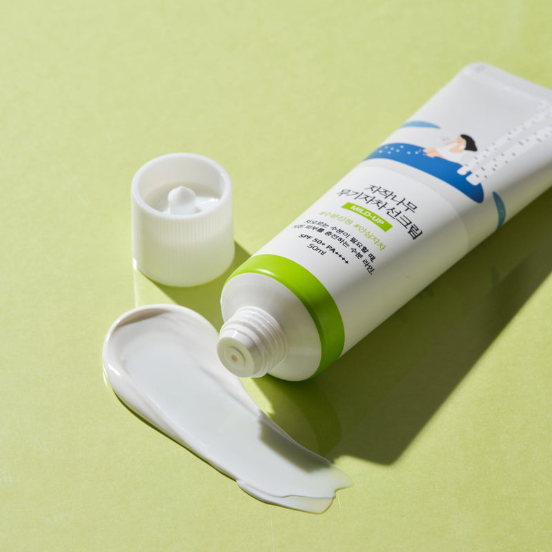 RoundLab Birch Juice Mild-Up Sunscreen (50ml) Skin Cupid TEXTURE SHOT