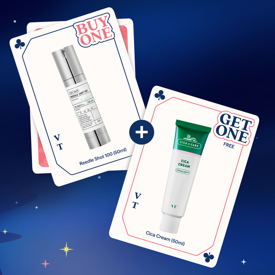 Skin Cupid Black Friday VT BOGO: Reedle shot 100 (50ml) + VT Cica cream