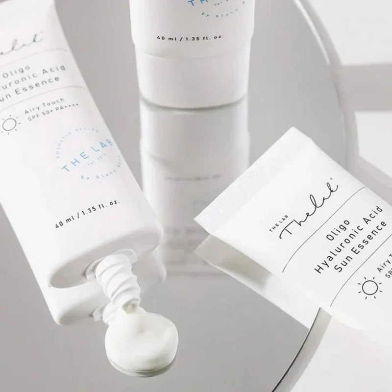 THE LAB Oligo Hyaluronic Acid Sun Essence Texture
