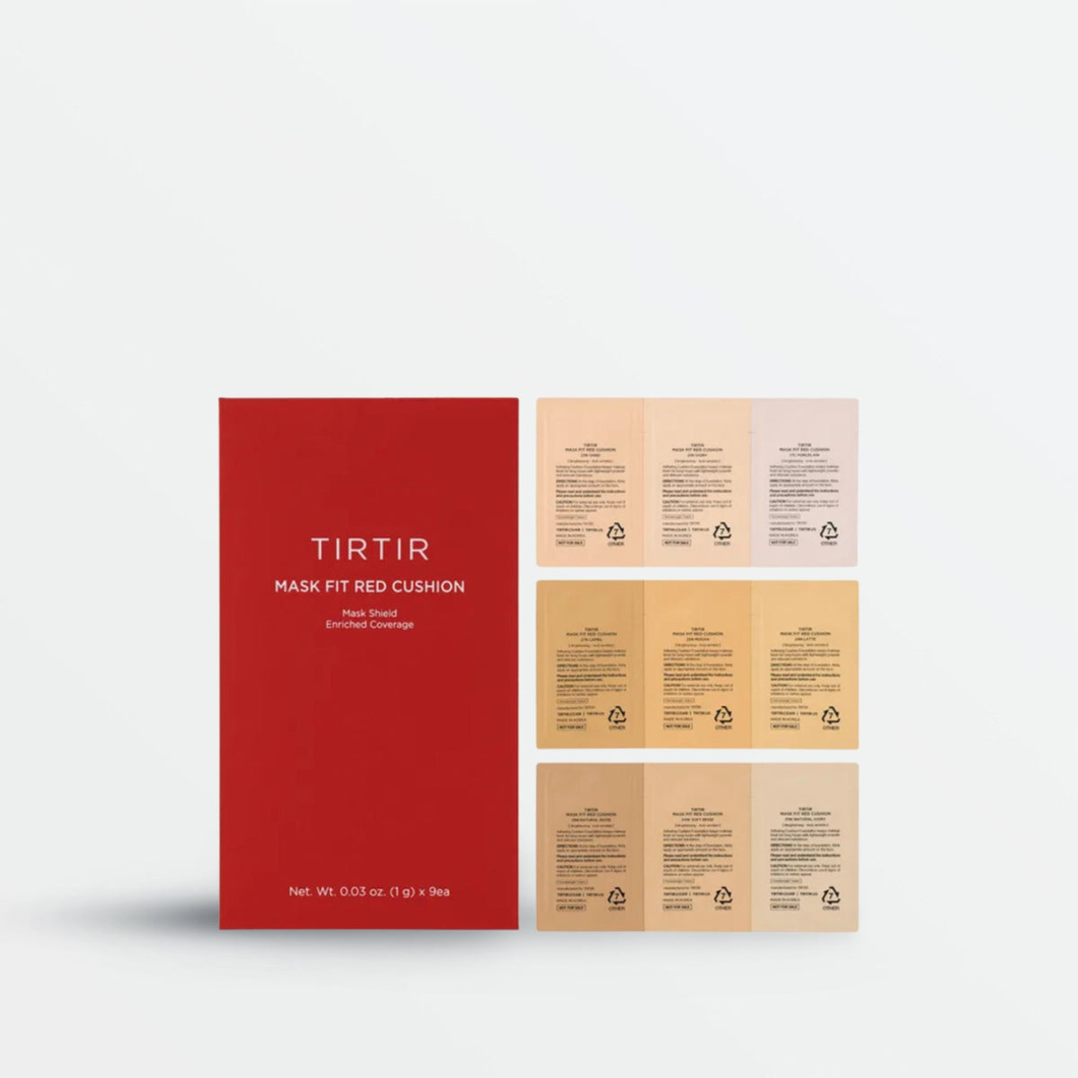TIRTIR Mask Fit Red Cushion 9 Shade Sample Kit – Skin Cupid