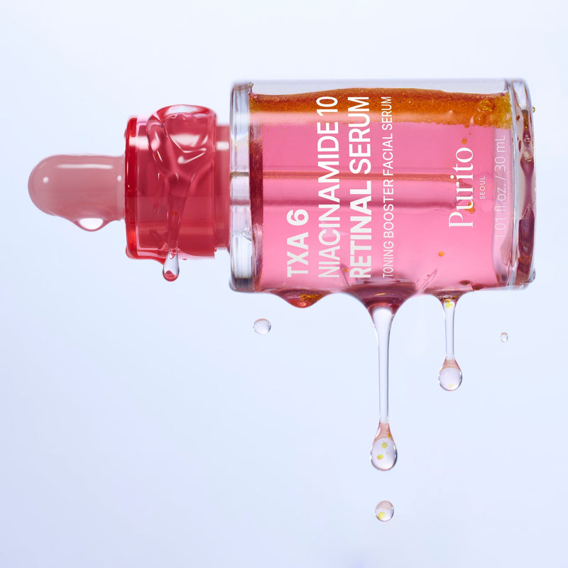 TXA 6 Niacinamide 10 Retinal Serum Toning Booster Facial Serum Texture