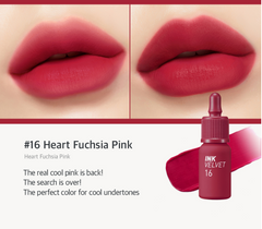 Heart Fuschsia Peripera Korean beauty Lip Tint