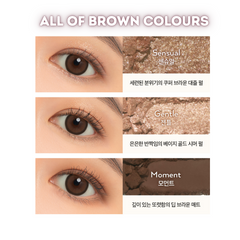 UNLEASHIA Glitterpedia Eye Palette - N°2 All of Brown