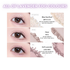 UNLEASHIA Glitterpedia Eye Palette - N°4 All of Lavender Fog colours