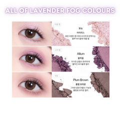 UNLEASHIA Glitterpedia Eye Palette - N°4 All of Lavender Fog colours