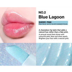 UNLEASHIA Glacier Vegan Lip Balm (2 Colours) blue lagoon
